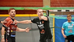 Thule Laabs (Mitte) beendet seine Handball-Laufbahn. Foto: Roland Sigwart
