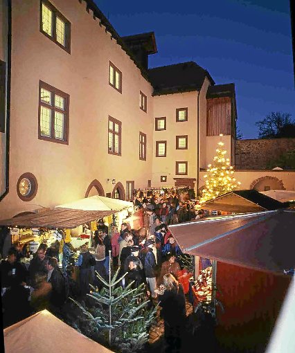Der Schlosshof wird am 8. und 9. Dezember stimmungsvoll beleuchtet sein. Foto: Schwarzwälder-Bote