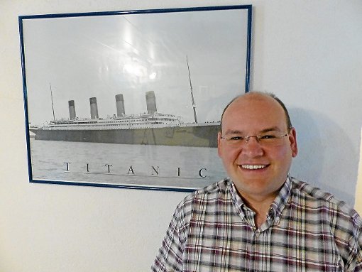 Die Titanic und deren Schicksal haben es Martin Schneider angetan. Foto: Kouba Foto: Schwarzwälder-Bote