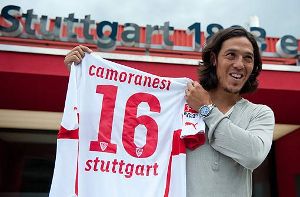 Mauro Camoranesi war nur kurz in Stuttgart. Foto: dpa