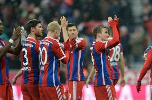 Der FC Bayern München hat sein Heimspiel gegen Köln mit 4:1 gewonnen. Foto: dpa