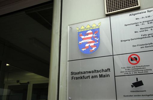 Über die Medien wurde die Staatsanwaltschaft Frankfurt auf den Fall aufmerksam (Archivbild). Foto: Imago/Ralph Peters
