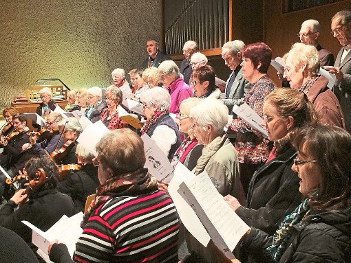 Ein besonderes Hörerlebnis bot der katholische Kirchenchor mit der Pastoralmesse in G von Karl Kempter.  Fotos: Bantle Foto: Schwarzwälder-Bote