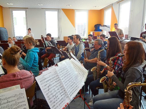 Intensiv hat sich der Musikverein Engstlatt auf das Frühjahrskonzert vorbereitet.  Foto: Verein Foto: Schwarzwälder-Bote
