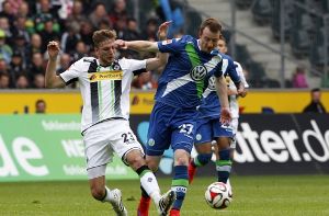 Der VfL Wolfsburg hat in Gladbach 0:1 verloren. Foto: dpa