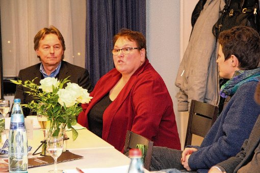 Die Grünen-Politiker Siegfried Lehmann und Angelika Störk beim Gespräch in Hüfingen.  Foto: privat Foto: Schwarzwälder-Bote