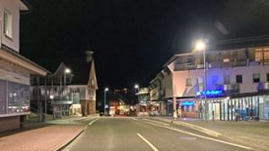 So wie her sieht es nachts nicht überall in Schömberg aus. Mancherorts wird die Straßenbeleuchtung abgeschaltet. Foto: Felix Biermayer
