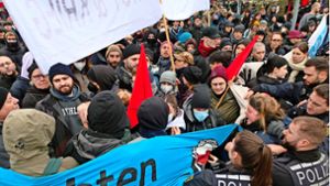 Aufgeheizte Stimmung bei Anti-AfD-Demo in Lahr