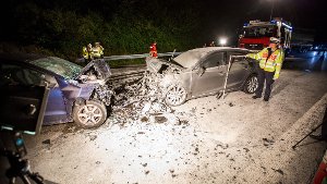Falschfahrer stirbt bei Unfall auf A 81