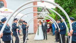 Jeanette und Timo Weckerle haben geheiratet. Foto: Schwarzwälder-Bote