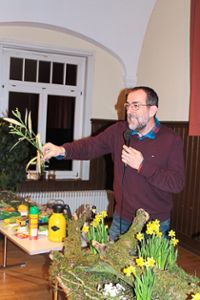 Der Direktor des Blühenden Barocks zieht viele Gartenfreunde nach Bochingen.    Foto: Holzer-Rohrer Foto: Schwarzwälder-Bote