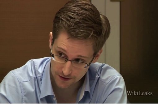 Whistleblower Edward Snowden bekommt den Stuttgarter Friedenspreis. Foto: Wikileaks