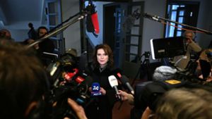 Anwältin Astrid Wagner vor Verhandlungsbeginn des Prozesses im österreichischen Krems. Foto: Helmut Fohringer/APA/dpa