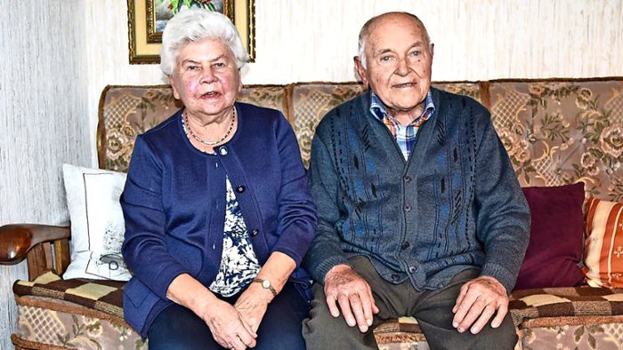 Seit 70 Jahren sind Marie und Adolf Fritz ein glückliches Ehepaar