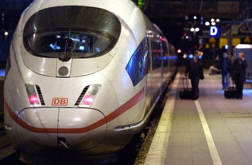 In Mannheim war in der Nacht zum Dienstag für einen ICE nach Stuttgart Endstation. Foto: dpa/Symbolbild
