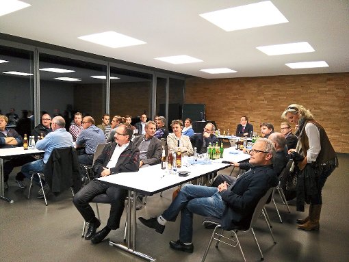 Rund 25 Egenhausener Unternehmer informierten sich über aktuelle Themen. Foto: Gemeinde Foto: Schwarzwälder-Bote