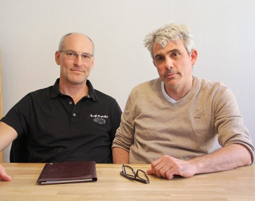 Bernhard Weißhaar (links) und Markus Salhab laden zu den regelmäßigen Treffen des Väteraufbruchs ein.  Foto: Heinig Foto: Schwarzwälder-Bote