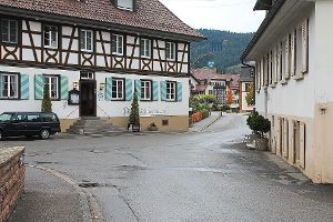 Die Umgestaltung der Dorfmitte in Hofstetten wird mit ELR-Fördergeldern bezuschusst.  Foto: Störr