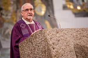Gebhard Fürst, Bischof der Diözese Rottenburg-Stuttgart, äußert sich betroffen über das Missbrauchs-Gutachten. Foto: Christoph Schmidt/dpa
