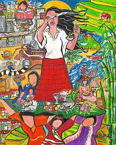 Das Titelbild für den diesjährigen Weltgebetstag haben Frauen von den Philippinen entworfen. Foto: WGT-ev Foto: Schwarzwälder-Bote
