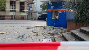 Geldautomat der Volksbank in Sulz gesprengt
