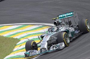 Mit dem hauchdünnen Sieg in Brasilien wahrt Nico Rosberg seine Chancen in der Formel 1. Foto: dpa