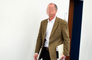 Der Angeklagte im Mannheimer Landgericht  Foto: dpa