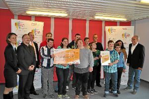 Mission Olympic zeichnete gleich zwei  Gewinner-Projekte in Rottenburg aus. Foto: Baum Foto: Schwarzwälder-Bote