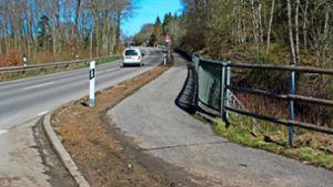 Der Radweg zwischen Eckenweiler und Ergenzingen wird ausgebaut. Foto: Steinmetz