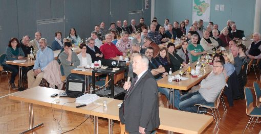 Die zehnte Bürgerversammlung der Ortschaftsverwaltung Salzstetten am vergangenen Sonntag war bestens besucht. Foto: Wagner Foto: Schwarzwälder-Bote