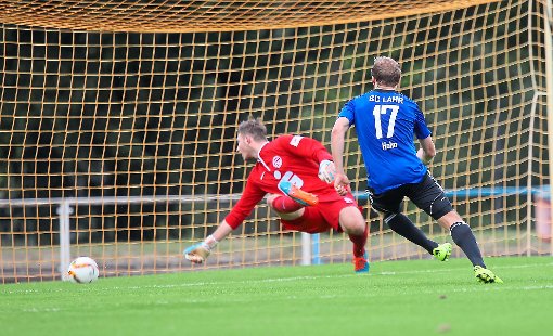 Auf seine Tore muss der SC Lahr gegen Kuppenheim verzichten: Stürmer Dimitri Holm ist privat verhindert. Foto: Heck