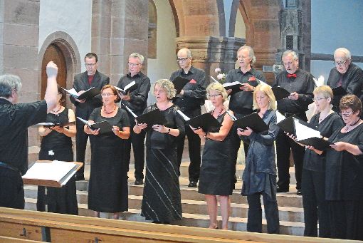 Der  Chor Cappella Vocale  beeindruckte  mit Gesang auf hohem Niveau.    Foto: Braun Foto: Schwarzwälder-Bote
