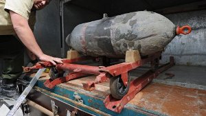 Fliegerbombe bei Motorenbauer Tognum entdeckt