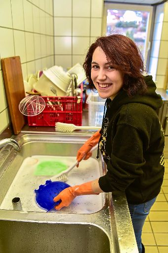 Julia Presti ist eine von vielen Helfern. Foto: Sprich Foto: Schwarzwälder-Bote