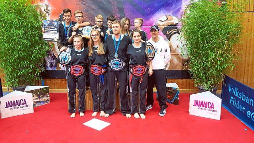 Die Taekwondo-Kämpfer aus dem Enztal konnten bei der deutschen Meisterschaft in Stuttgart einmal mehr voll überzeugen. Foto: sb