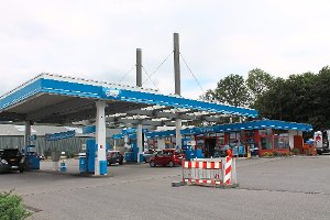 Erweitert wird das Tankcenter in der Dormettinger Straße in Dotternhausen.  Foto: Müller Foto: Schwarzwälder-Bote