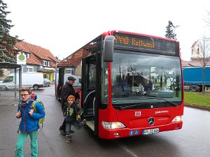 Ein Linienbus in Neukirch: Dieses Bild wird künftig selten werden. Mehrere Verbindungen fallen weg.  Foto: Schulz