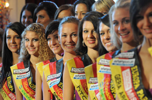 Die Kandidatinnen der Miss Germany-Wahl 2010  Foto: dpa