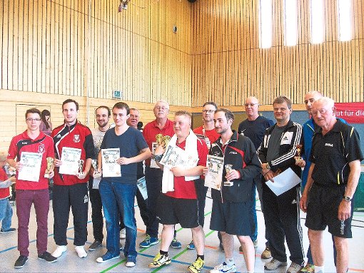 Der TTC Schwarz-Rot Hechingen-Stein hat am vergangenen Wochenende ein Jedermann-Turnier ausgerichtet. Foto: TTC Foto: Schwarzwälder-Bote