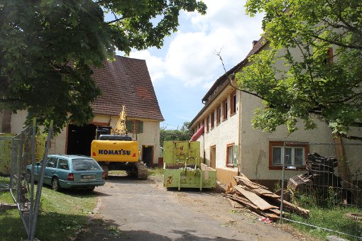 Die Tage des ehemaligen Gasthauses Fuchsen im Weigheimer Ortskern sind endgültig gezählt. Foto: eck Foto: Schwarzwälder-Bote