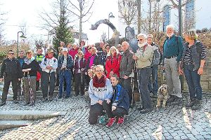 40 Pilger waren  auf dem Hohenzollerischen Jakobsweg von Hechingen nach Burladingen unterwegs. Foto: Schwarzwälder-Bote