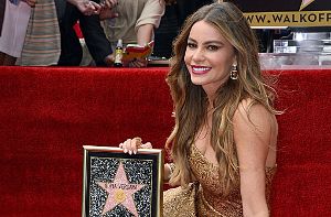 Ein Stern auf dem Hollywood Walk of Fame: Schauspielerin Sofía Vergara. Foto: dpa