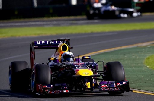 Sebastian Vettel wurde beim Formel 1-Saisonauftakt Dritter. Foto: EPA