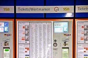 Manchmal muss der Fahrgast besser Bescheid wissen als der SSB-Ticketautomat Foto: Lichtgut/Leif Piechowski