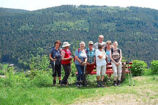 Trotz heißer Temperaturen waren neun Wanderer des Schwarzwaldvereins auf dem Genießerpfad im oberen Murgtal unterwegs.  Foto: Koch Foto: Schwarzwälder-Bote