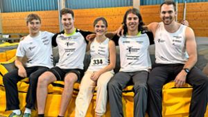 Athleten der LG Steinlach-Zollern zeigen sich ihrer von bester Seite