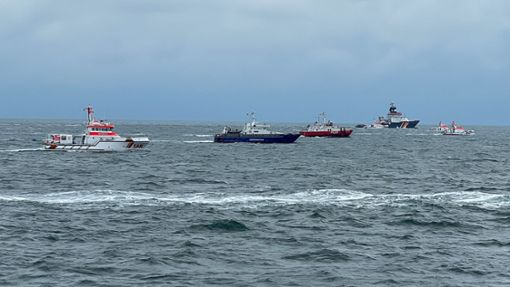 Das Havariekommando geht mittlerweile vom Tod der vier vermissten Seeleute aus. Foto: dpa/Die Seenotretter · DGzRS