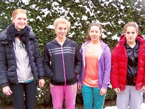 Die Besten bei den Damen A (von links): Sarah Krauss, Ira Vogelmann, Maria Gianfriddo und Stephanie Diebold Foto: Schwarzwälder-Bote