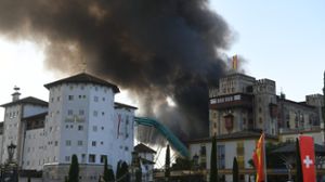 Am 26. Mai schlugen Flammen aus dem Europa-Park Foto: Künstle