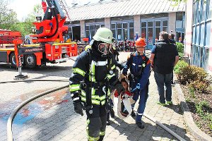 Viele Programmpunkte und Schauübungen bereitet die Feuerwehr Brigachtal für den Tag der offenen Tür  vor. Foto: Eichkorn Foto: Schwarzwälder-Bote